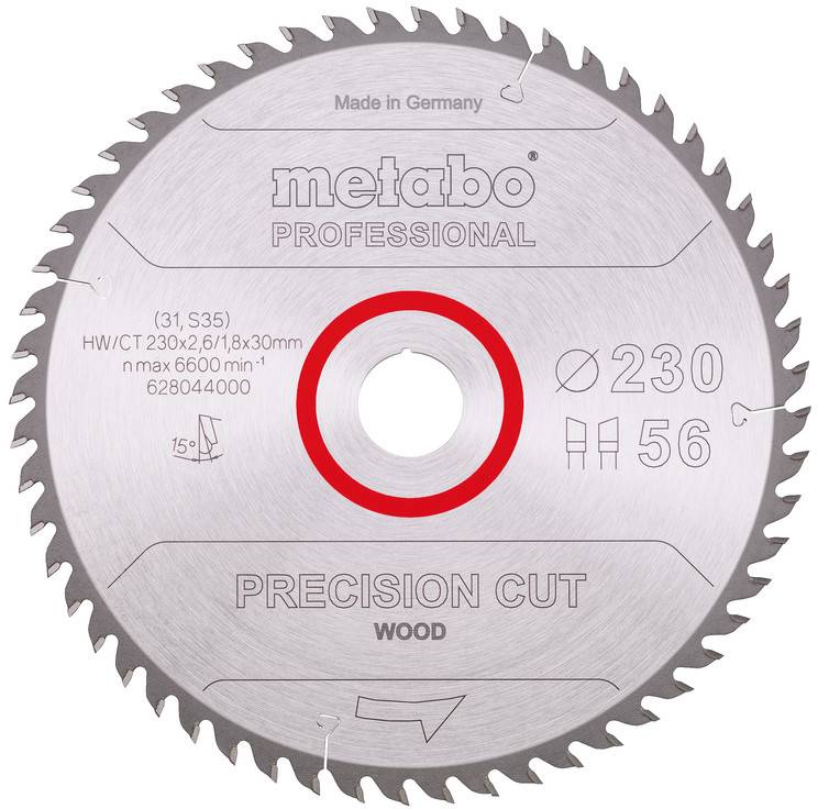 Metabo 628044000 Körfűrészlap 230 mm 1 db