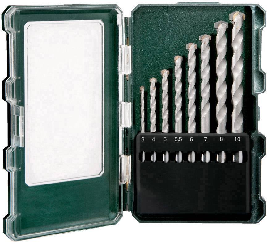 Metabo 626706000 Kő spirálfúró készlet 8 részes 3 mm, 4 mm, 5 mm, 5.5 mm, 6 mm, 7 mm, 8 mm, 10 mm 8 db