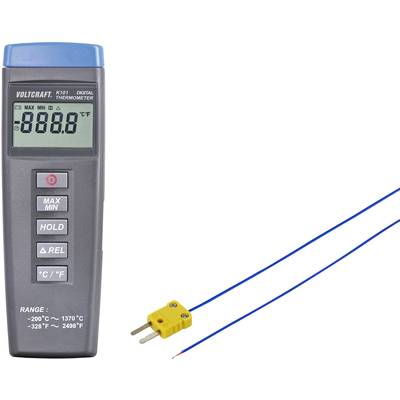 VOLTCRAFT K101 + TP 202 Hőmérséklet mérőműszer  Érzékelő típus K 