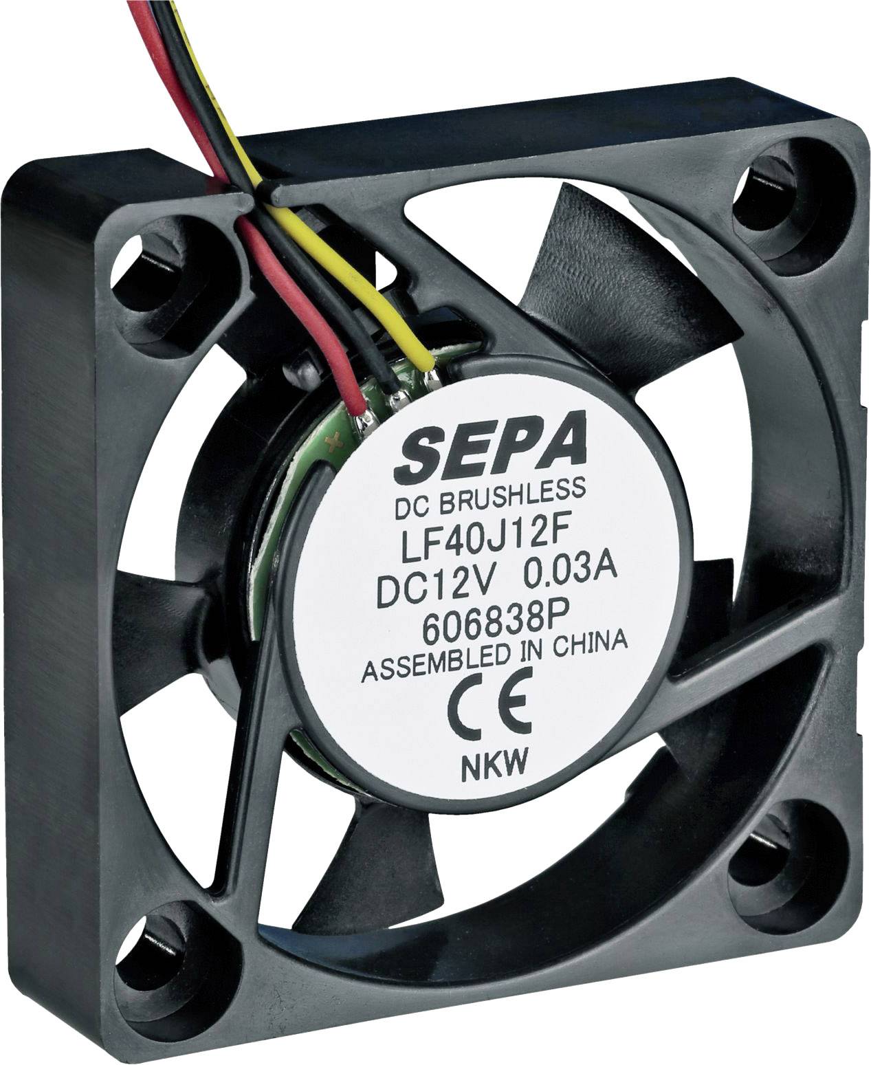SEPA LF40J12SE22 Ventilateur axial 12 V/DC 8.3 m³/h (L x l x H) 40 x 40 x 10 mm