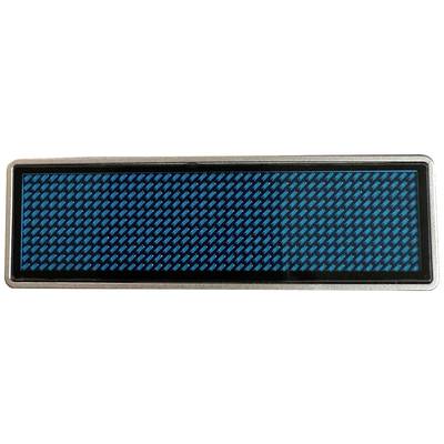 LED-es névtábla 44 x 11px, kék, 93 x 30 x 6 mm, 125909
