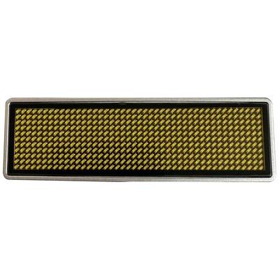  LED-es névtábla  Narancs  44 x 11 Pixel (Sz x Ma x Mé) 93 x 30 x 6 mm 125912 