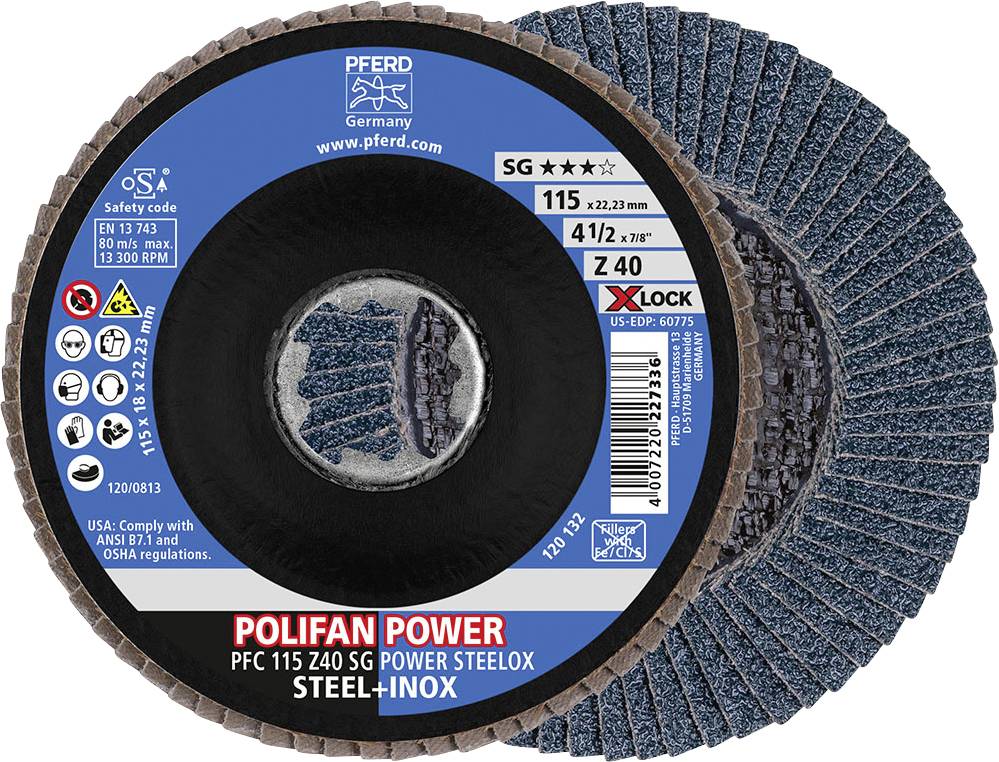 PFERD TOOLS 67784116 Felületcsiszoló korong Ø 115 mm 10 db