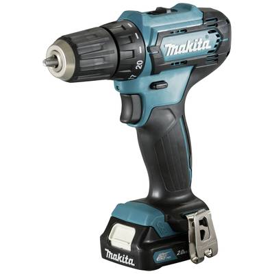 Makita Akkubohrschrauber DF333DSAE DF333DSAE Akkus fúrócsavarozó 12 V 2 Ah Lítiumion 2. akkuval, Hordtáskával