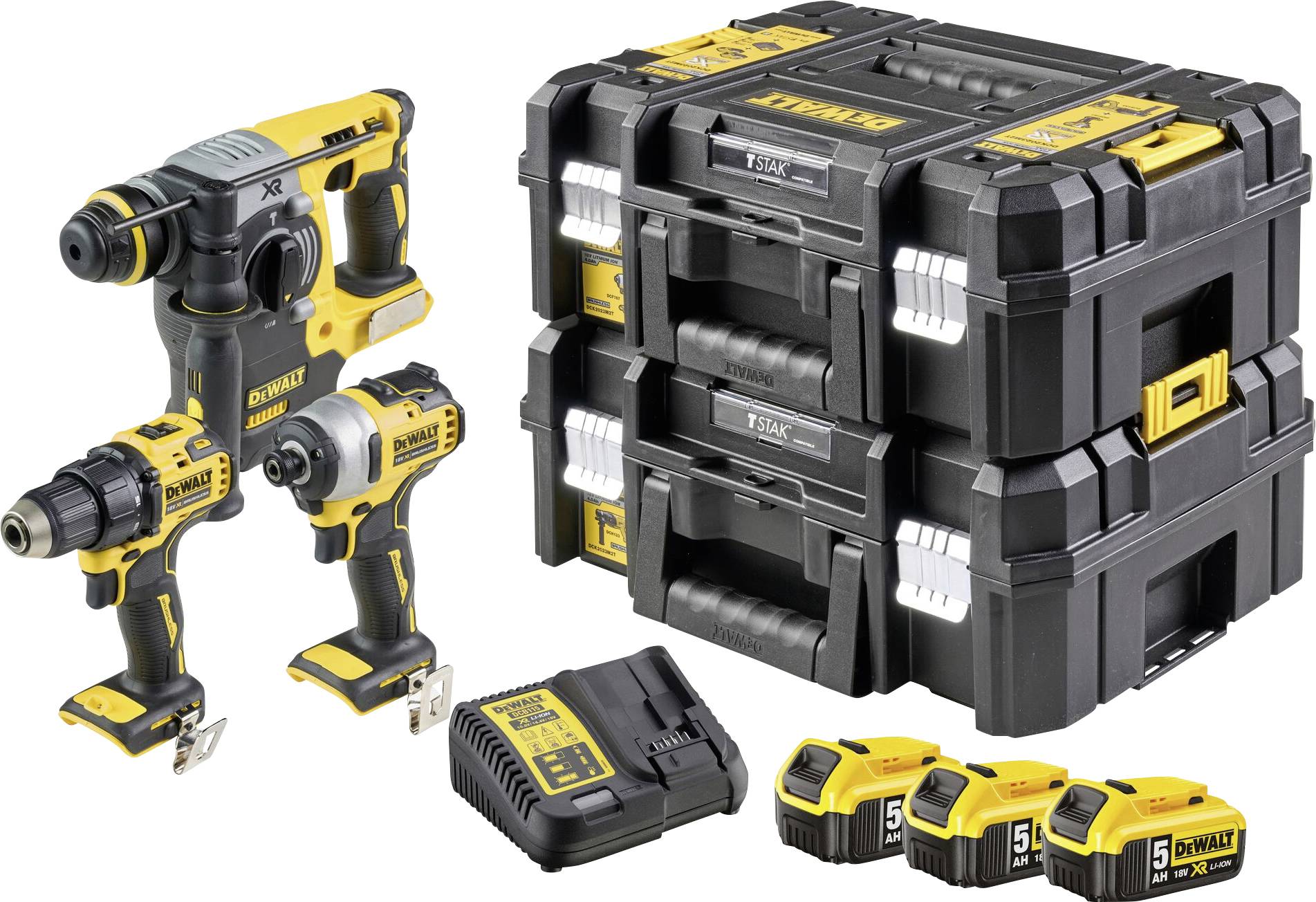 DEWALT DCK377P3T DCK377P3T-QW Akkus fúrócsavarozó, Akkus ütvecsavarozó, Akkus kombi kalapács