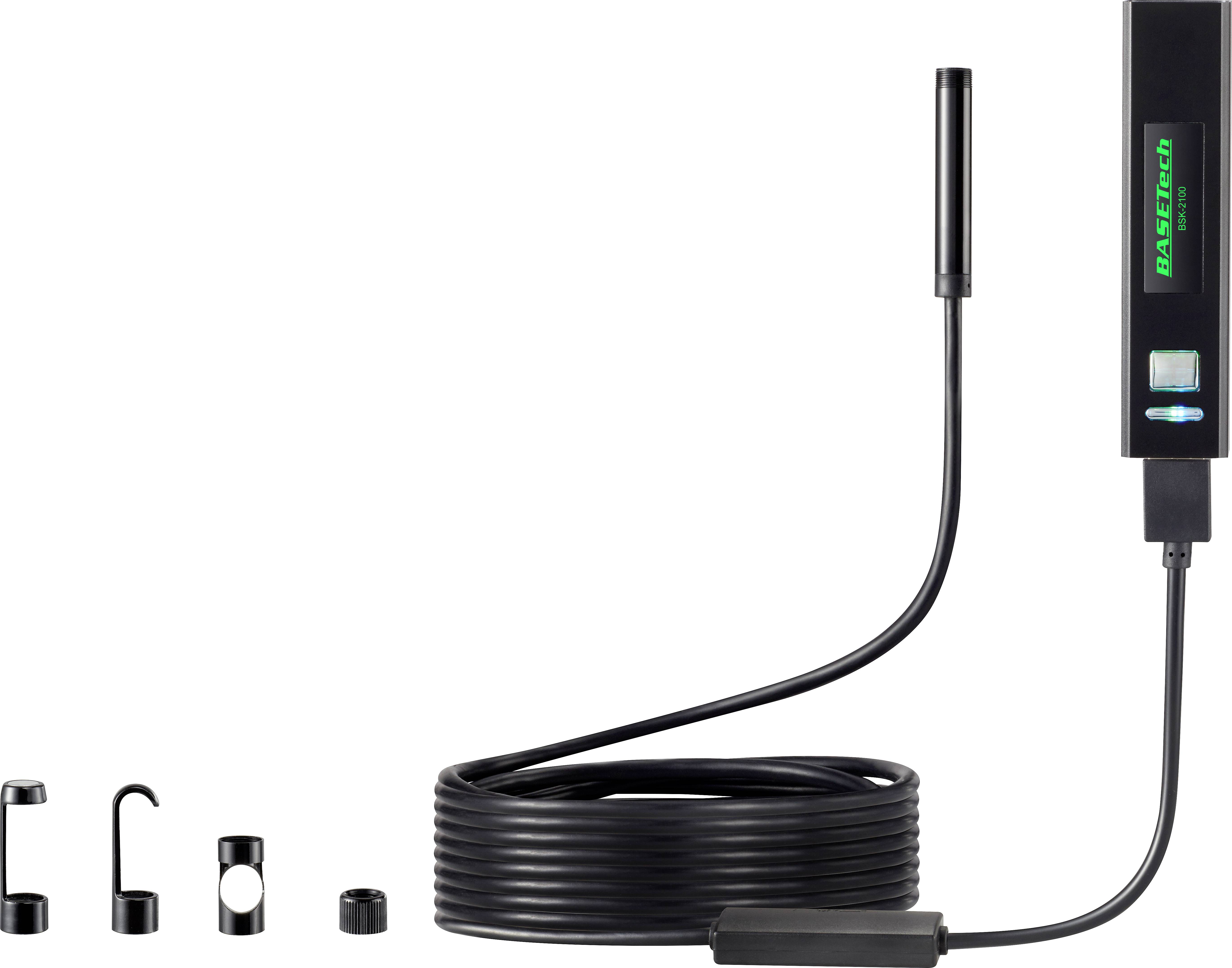WiFi-s endoszkópkamera, szonda Ø 8 mm, hossz: 10 m, Basetech BSK-2100