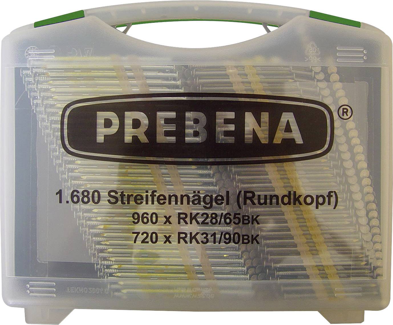 Prebena RK-Box Kerek fejű szeg készlet 1680 db