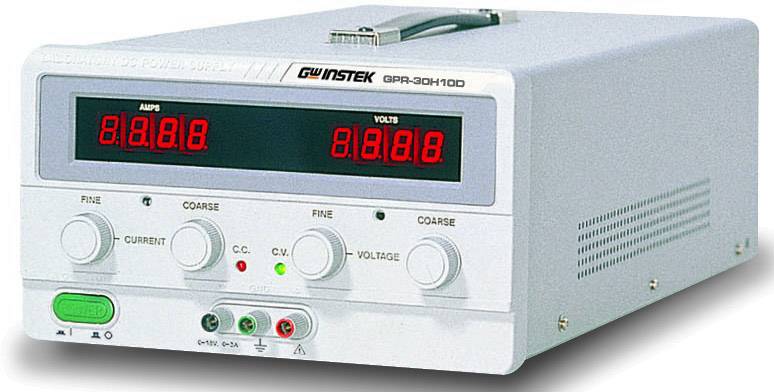 GW Instek GPR-11H30D Labortápegység, szabályozható Kalibráció (DAkkS) 0 - 110 V/DC 0 - 3 A 330 W Kimenetek száma 1 x