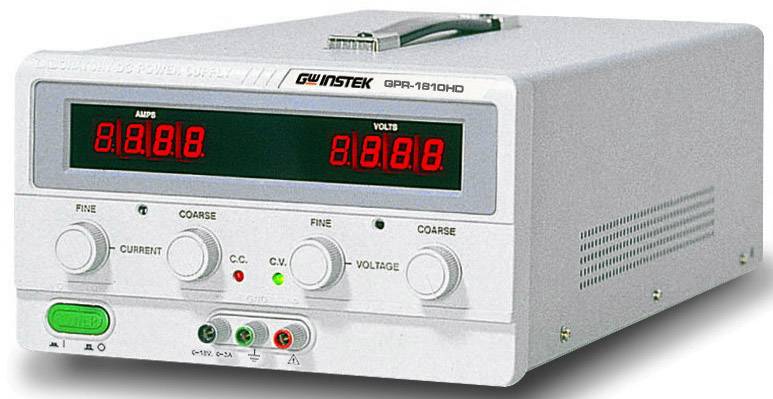 GW Instek GPR-6030D Labortápegység, szabályozható 0 - 60 V 0 - 3 A 180 W Kimenetek száma 1 x