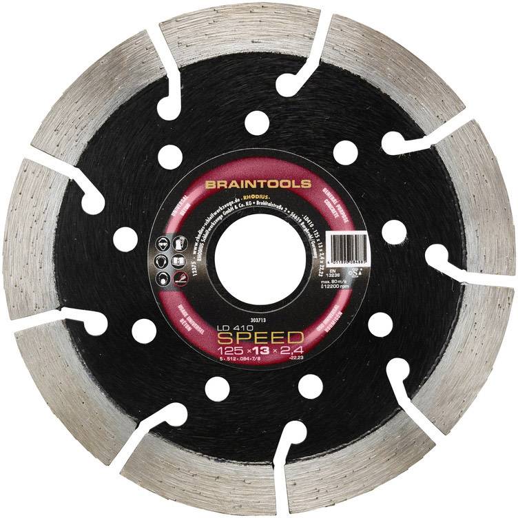 Rhodius 303713 LD410 SPEED Disque à tronçonner diamanté Diamètre 125 mm Ø de perçage 22.23 mm Pierre naturelle 1 pc(s) — Photo 3 sur 3