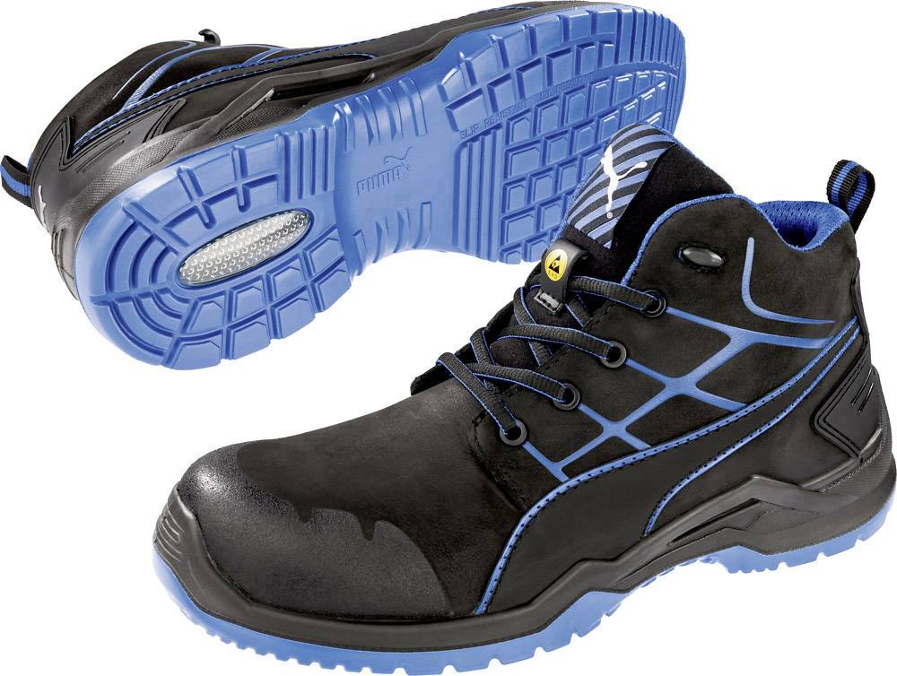PUMA Krypton Blue Mid 634200-43 ESD Biztonsági csizma S3 Cipőméret (EU): 43 Fekete, Kék 1 db