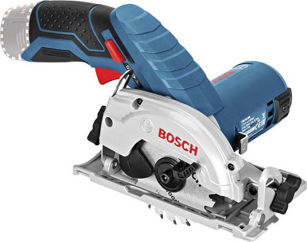 Bosch Professional  GKS 12V-26 + L-Boxx Clic&go  Akkus kézi körfűrész  Vágási mélység max. (90°) 26.5 mm    Hordtáskával, akku nélkül    12 V