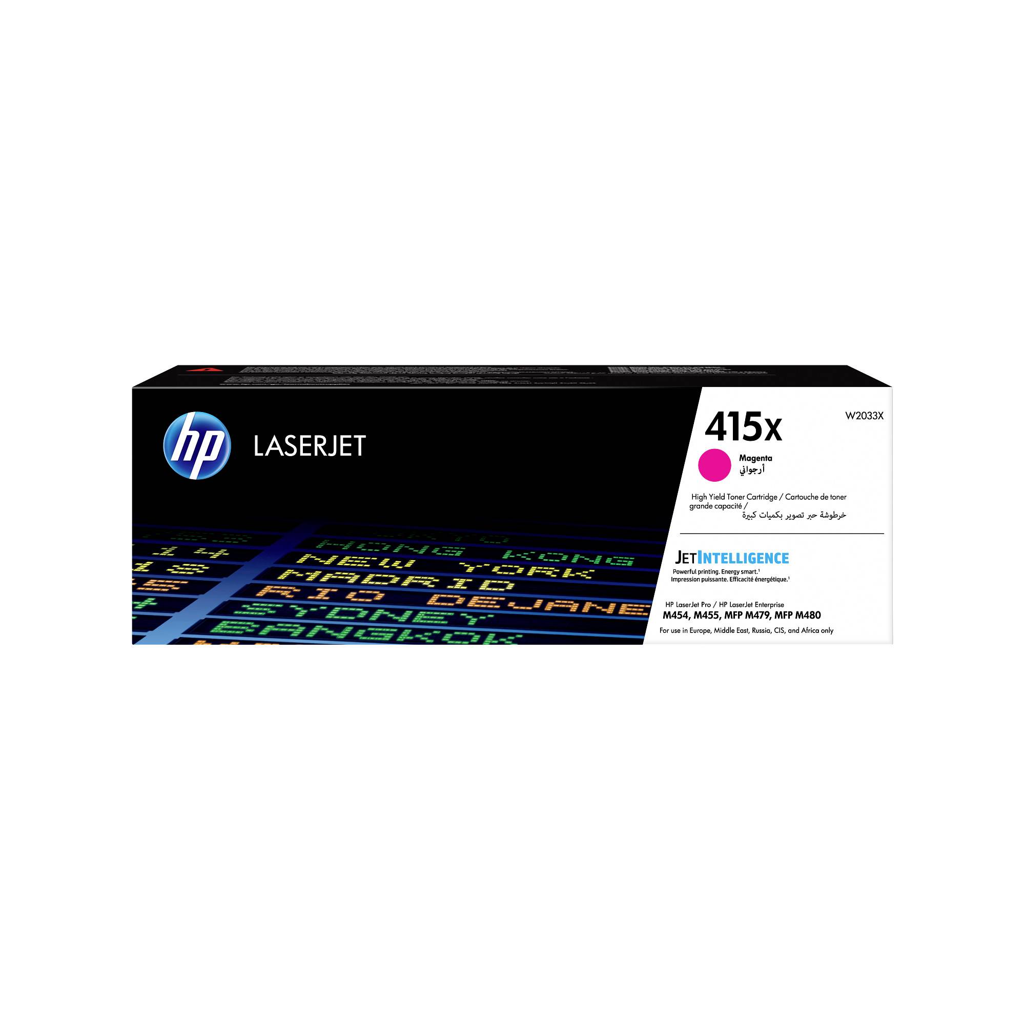 HP Toner 415X dorigine magenta 6000 pages W2033X