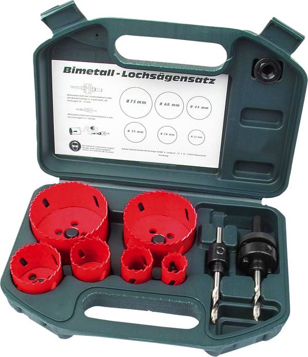 Brüder Mannesmann M44100 Lyukfűrész készlet 8 részes 1 db