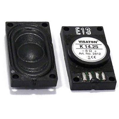 Visaton K 14.25 - 8 Ohm 1 coll 2.5 cm Miniatűr hangszóró 1 W 8 Ω  ovális, Műanyag membrán