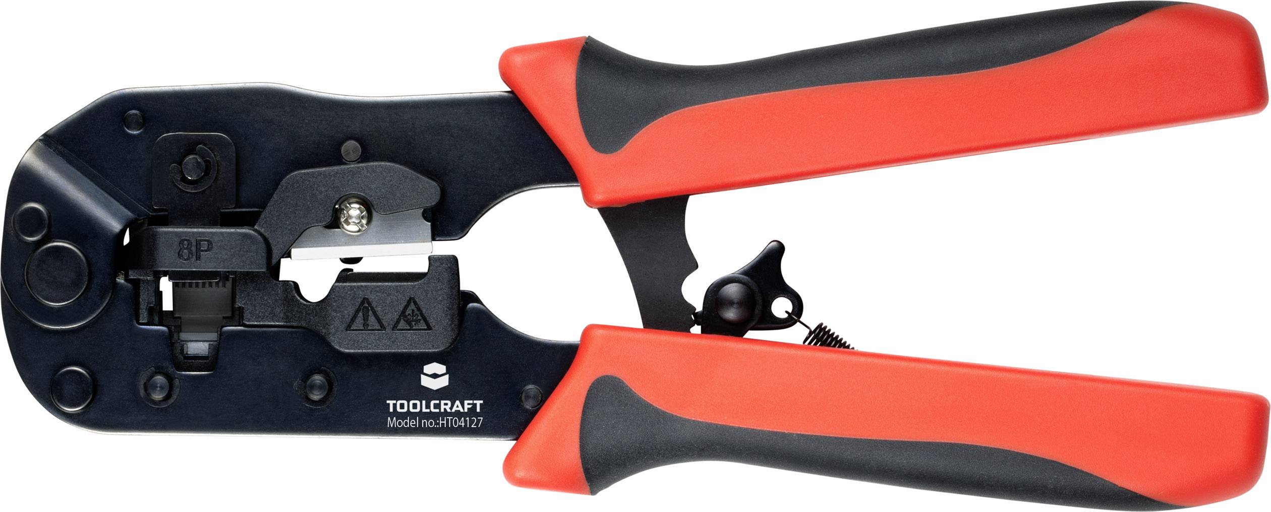 TOOLCRAFT TO-6425613 Krimpelőfogó 1 db Moduláris dugók RJ45