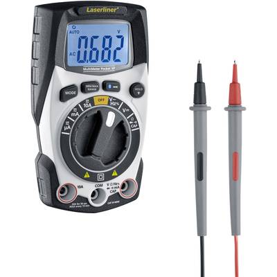   Laserliner  Digital-Multimeter Pocket XP 600V, 0,4-400mA, 400Ohm-40MOhm  Kézi multiméter    digitális    CAT III 600 V