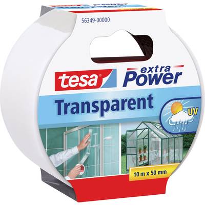 tesa 56349-00000-04 Repair tape tesa® extra Power Átlátszó (H x Sz) 10 m x 50 mm 1 db