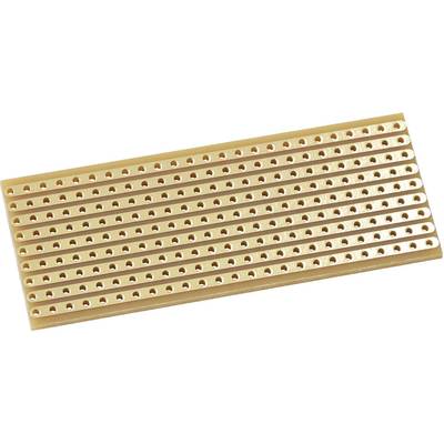 Kemo E015 Kísérletező panel Flash-gold Keménypapír (H x Sz) 64 mm x 25 mm 35 µm Raszterméret 2.54 mm Tartalom 1 db 