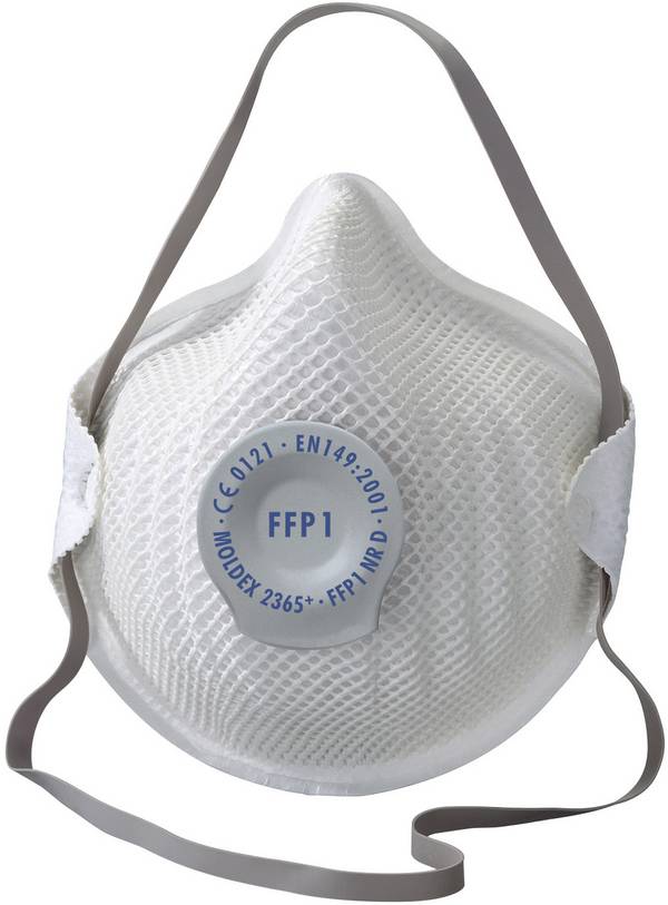 Moldex Klassiker 236515 Finom por ellen védő maszk szeleppel FFP1 D 20 db EN 149:2001, EN 149:2009 DIN 149:2001, DIN 149:2009
