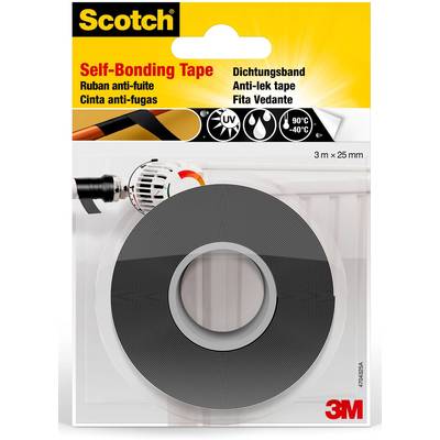 3M 4704 Repair tape Fekete (H x Sz) 3 m x 25 mm 1 db