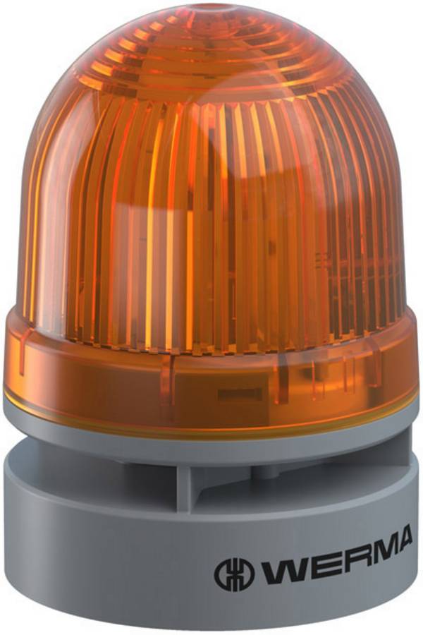 Werma Signaltechnik Jelzőlámpa  Mini TwinLIGHT Combi  12VAC/DC YE 460.310.74  Sárga  12 V/DC 95 dB