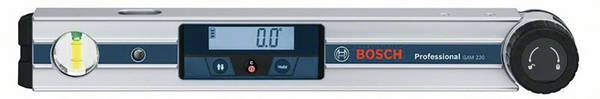Bosch Professional Winkelmesser GAM 220 Schenkel 40cm  4xAA-B.+Tasche 0601076500 Szögmérő    220 °