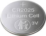 Lítium elem, CR2025, 4 db, 3 V 160mAh, gyermekbiztonsági csomagolás, BASETECH
