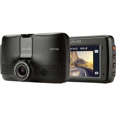 MIO MIVUE 731 Autós kamera GPS-szel Látószög, vízszintes (max.)=130 °   Kijelző, Ütközés figyelmeztetés