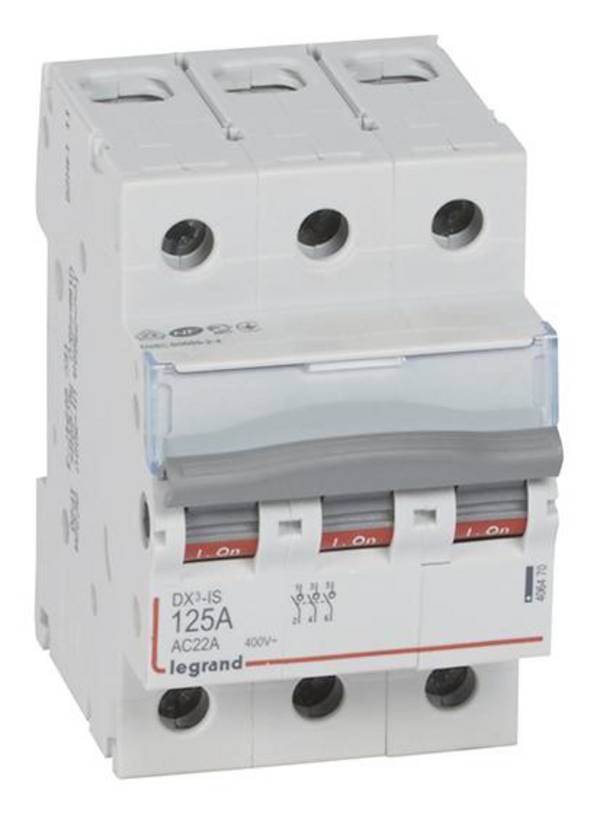 Legrand 406470 Legrand 406470 Terhelés elválasztó kapcsoló 400 V 125 A 1 db