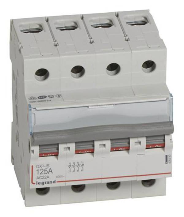 Legrand 406490 Legrand 406490 Terhelés elválasztó kapcsoló 400 V 125 A 1 db