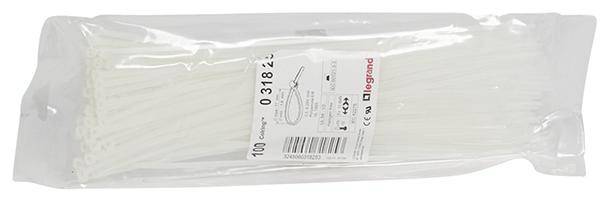 Legrand 031825 Legrand 031825 Kábelkötöző 280 mm 3.5 mm Natúr 1000 db