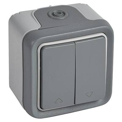 Legrand Redőnykapcsoló/ - nyomógomb Plexo Szürke 069729 1 db
