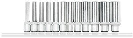 Gedore RED R41008012 Dugókulcs betét készlet Metrikus 1/4 (6,3 mm) 12 részes 3300021