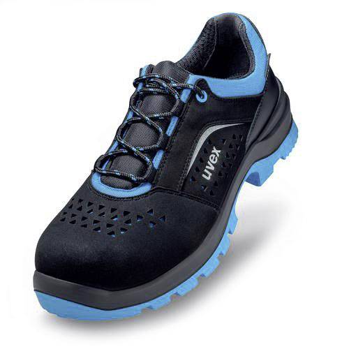 uvex 2 xenova® 9554843 ESD Biztonsági cipő S1 Cipőméret (EU): 43 Fekete, Kék 1 pár