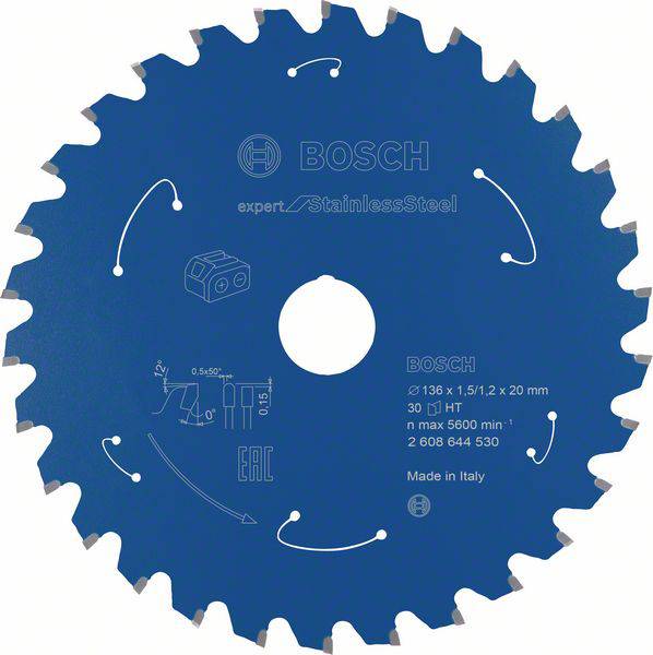 Bosch Accessories neu 2608644530 Körfűrészlap 136 x 20 mm Fogak száma (collonként): 30 1 db