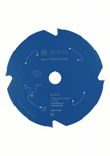 Bosch Accessories Bosch Power Tools 2608644554 Körfűrészlap 160 x 20 mm Fogak száma (collonként): 4 1 db