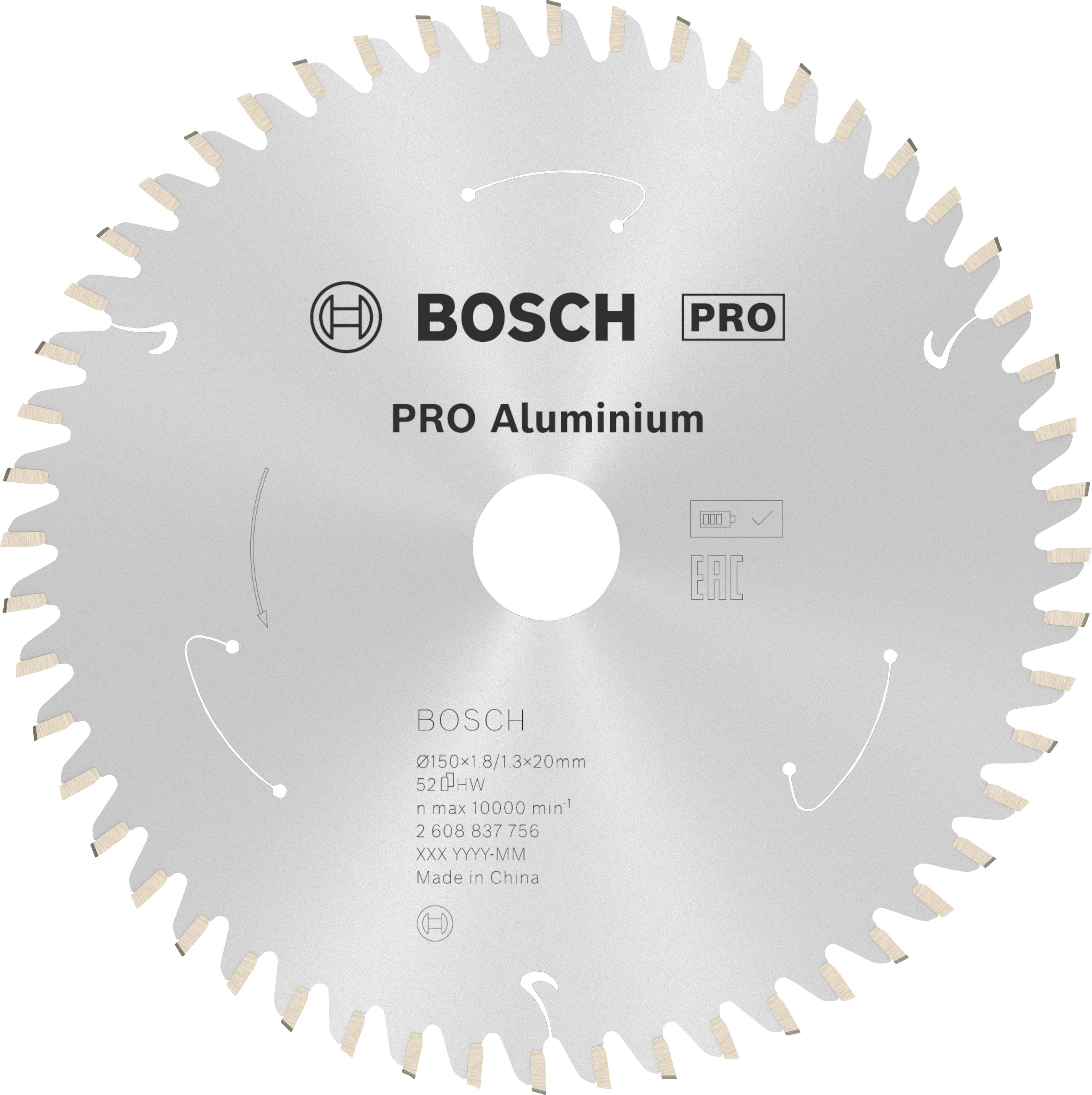 Bosch Accessories 2608837756 2608837756 Körfűrészlap 150 x 20 mm Fogak száma (collonként): 52 1 db