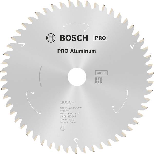 Bosch Accessories 2608837763 2608837763 Körfűrészlap 165 x 20 mm Fogak száma (collonként): 54 1 db