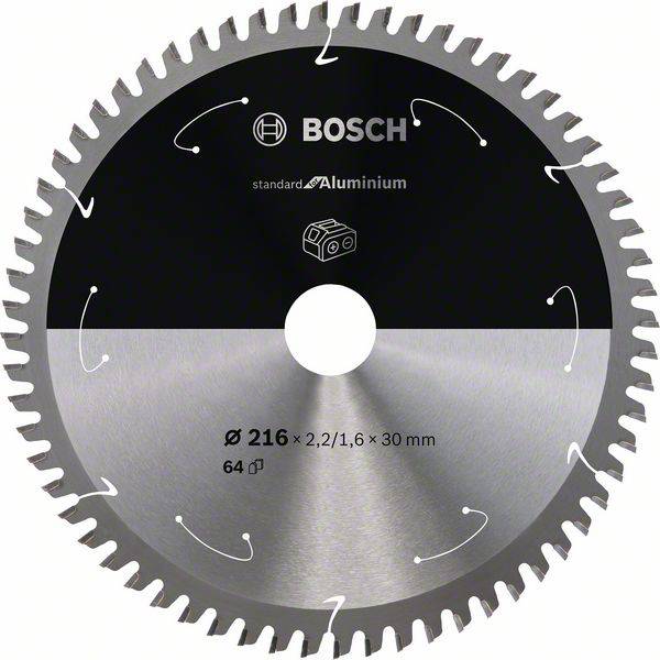 Bosch Accessories 2608837776 2608837776 Körfűrészlap 216 x 30 mm Fogak száma (collonként): 64 1 db