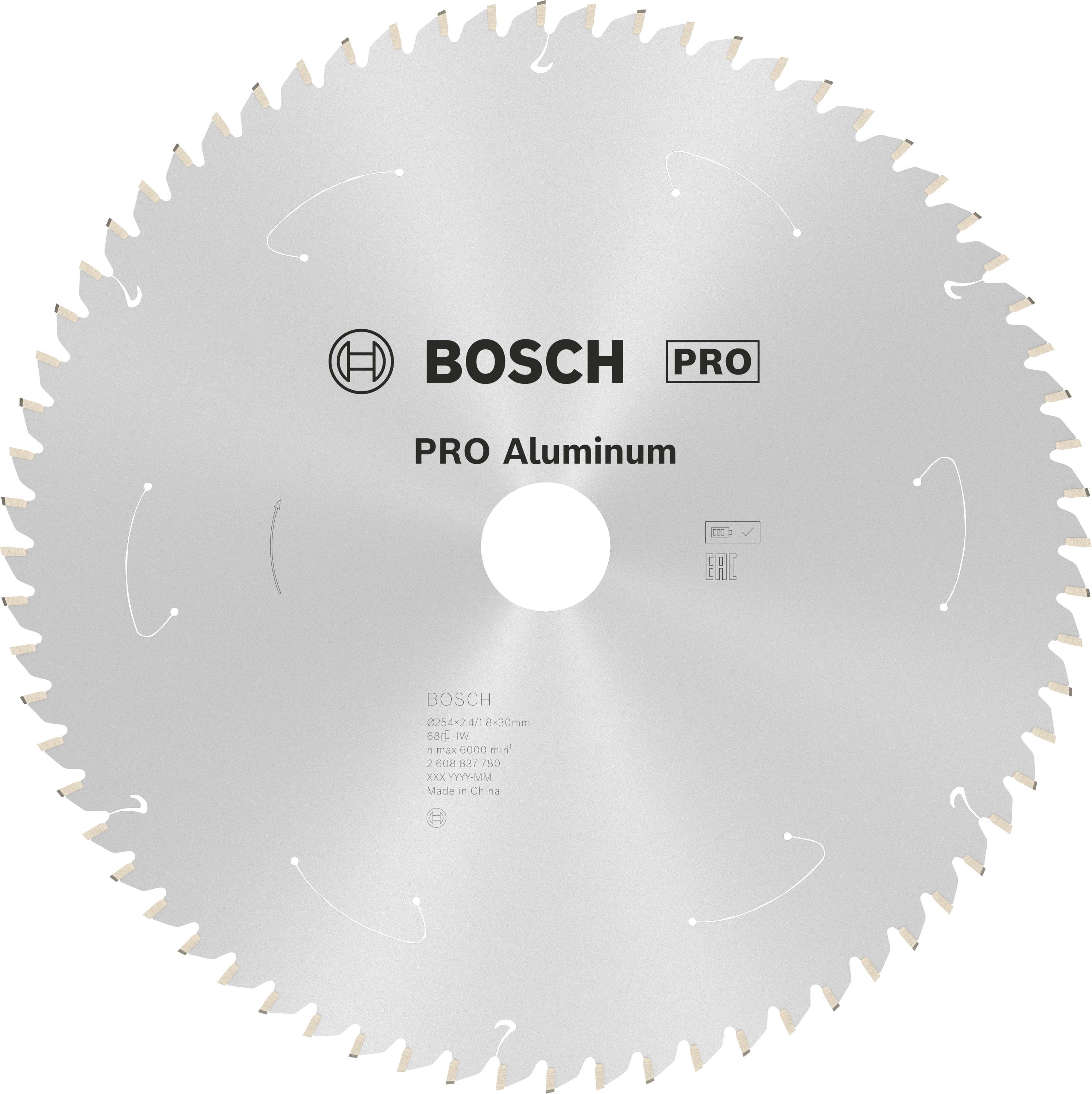 Bosch Accessories 2608837780 2608837780 Körfűrészlap 254 x 30 mm Fogak száma (collonként): 68 1 db