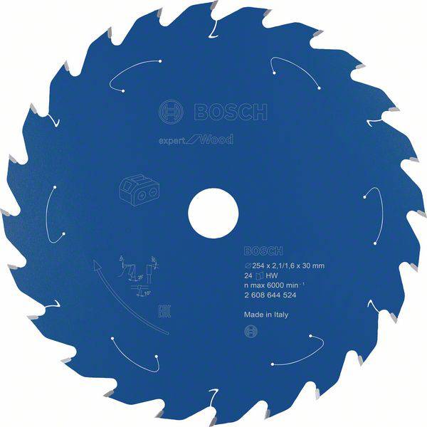 Bosch Accessories Bosch Power Tools 2608644524 Körfűrészlap 254 x 30 mm Fogak száma (collonként): 24 1 db