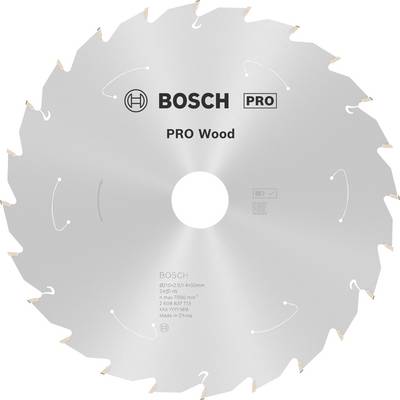 Bosch Accessories Bosch Power Tools 2608837713 Keményfém körfűrészlap 210 x 30 mm Fogak száma (collonként): 24 1 db