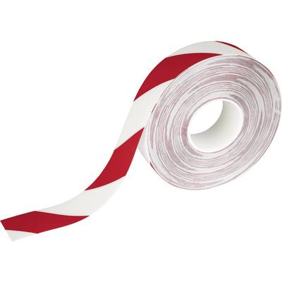 Durable 1726132 Padlójelölő szalag DURALINE STRONG 2 SZÍNEK Jelzővörös, Jelzőfehér 1 db (H x Sz x Ma) 30 m x 50 mm x 15