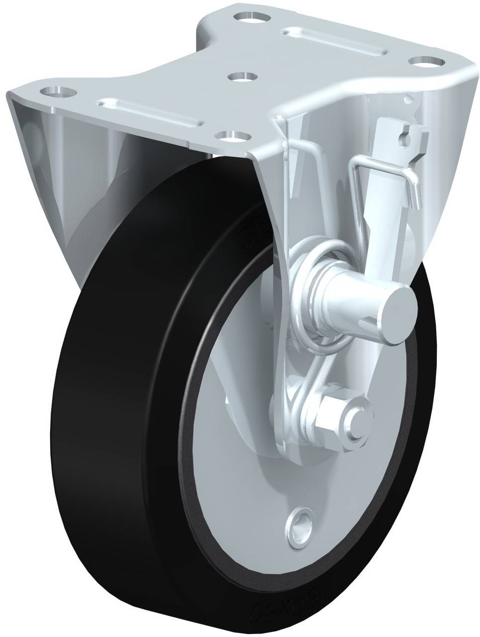 Blickle 842747 B-GEV 160K-TMR Fix görgő KerékØ: 160 mm Teherbírás (max.): 450 kg 1 db