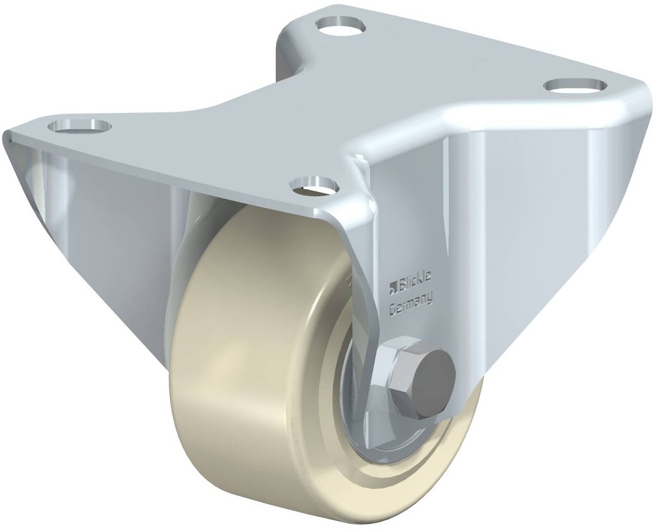 Blickle 760725 B-GSPO 60K Fix görgő KerékØ: 60 mm Teherbírás (max.): 250 kg 1 db