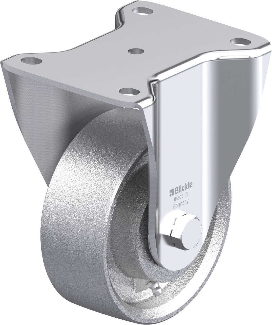 Blickle 628222 BH-G 127K Fix görgő KerékØ: 125 mm Teherbírás (max.): 750 kg 1 db