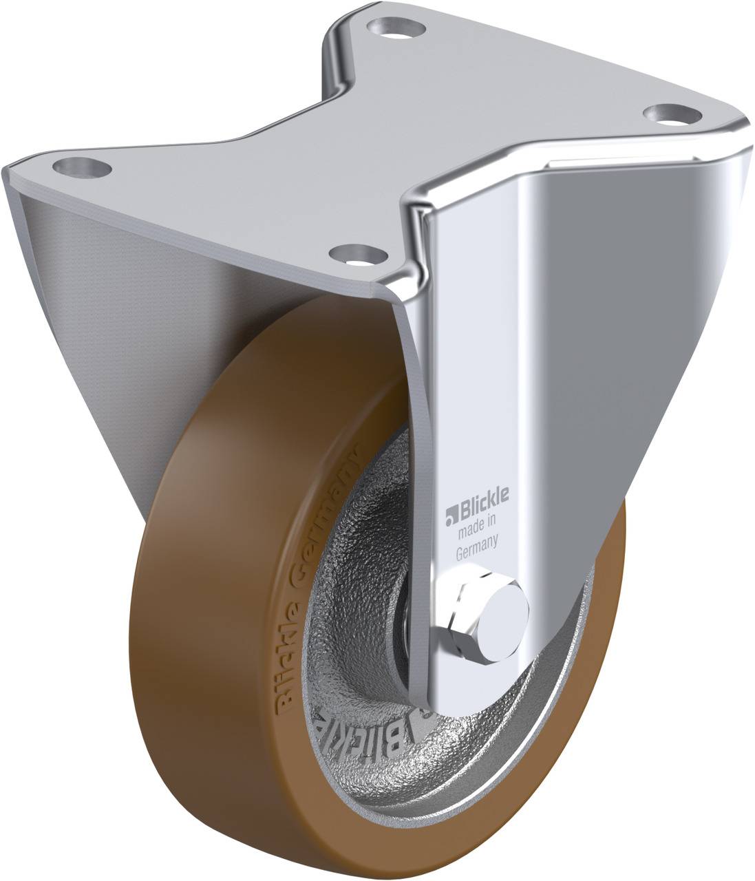 Blickle 742253 BH-GB 125K-3 Fix görgő KerékØ: 125 mm Teherbírás (max.): 550 kg 1 db