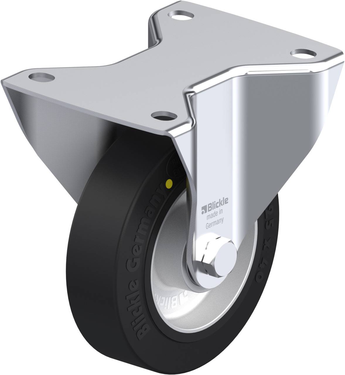 Blickle 745590 BK-ALEV 125K-3-EL Fix görgő KerékØ: 125 mm Teherbírás (max.): 250 kg 1 db