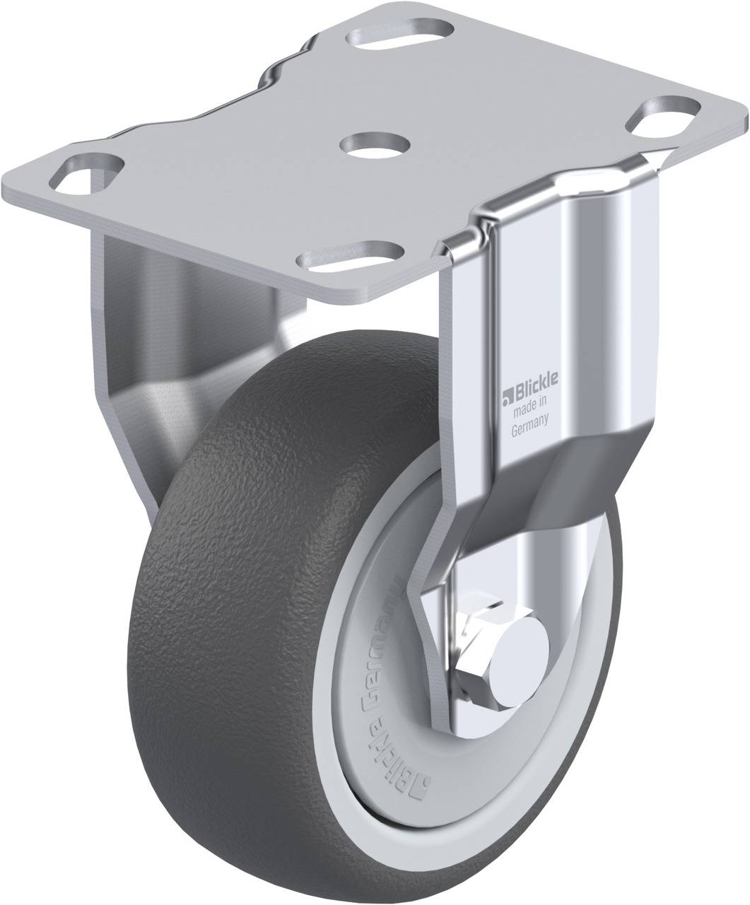 Blickle 755345 BKPA-PATH 80KF Fix görgő KerékØ: 80 mm Teherbírás (max.): 120 kg 1 db
